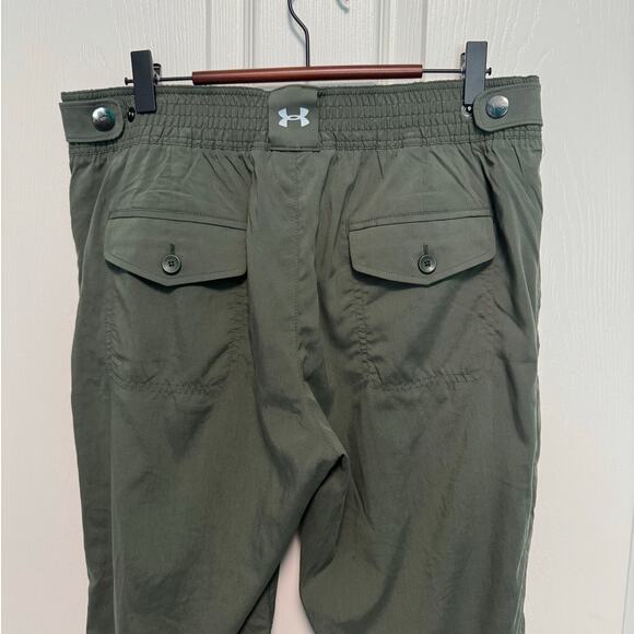 Under Armour Military Green Light & Dry Loose Fit Jogger Pants Women's SP NWT - Picture 6 of 10